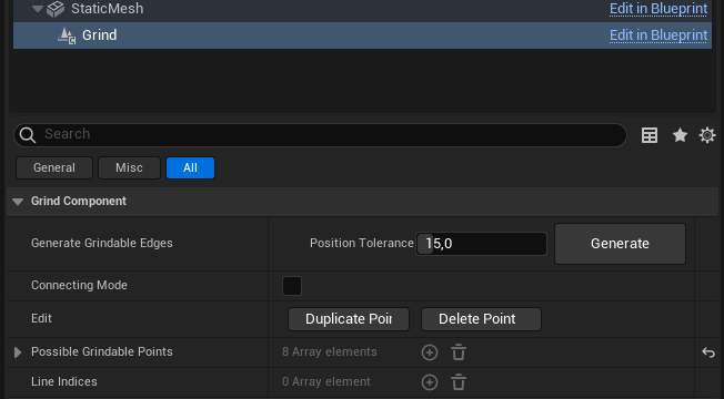 Custom detail panel