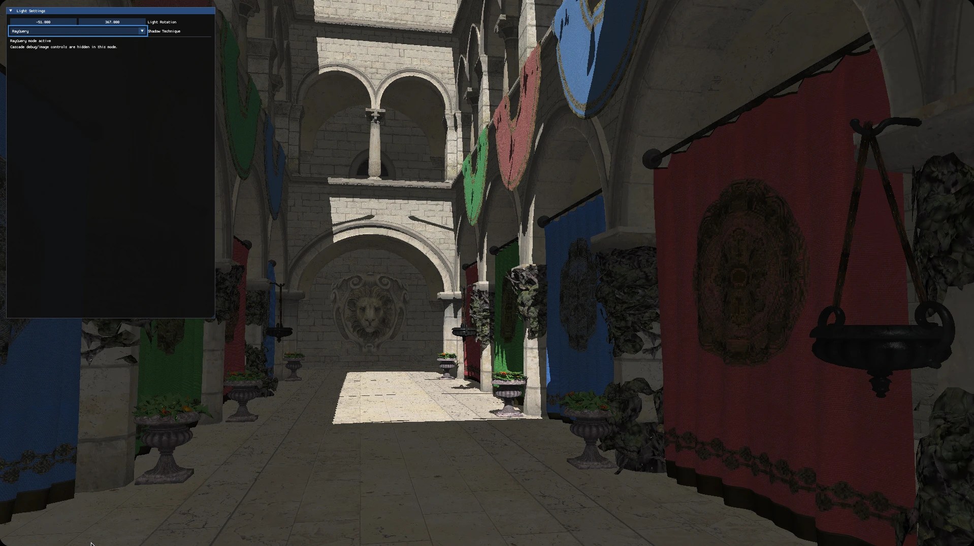 Ray traced shadows